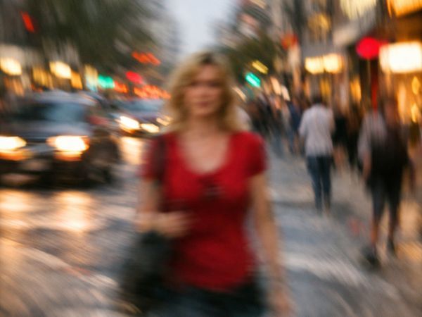 Shaky, unsteady, or trembling vision